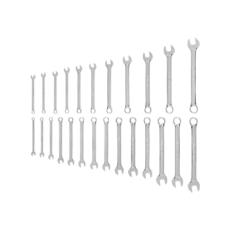 Tekton Combination Wrench Set, 25-Piece (1/4 - 3/4 in., 6 - 19 mm) WCB90305